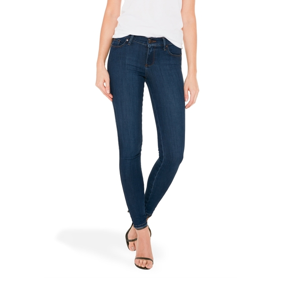 Mott & Bow | Mid Rise Skinny | Jane | Medium Blue | 27X30 - Picture 1 of 5